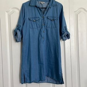Dress, light weight- blue jean